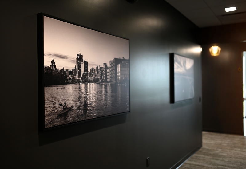 hallway of dental office