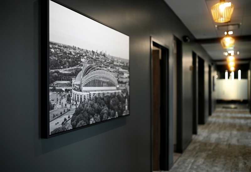 hallway of dental office